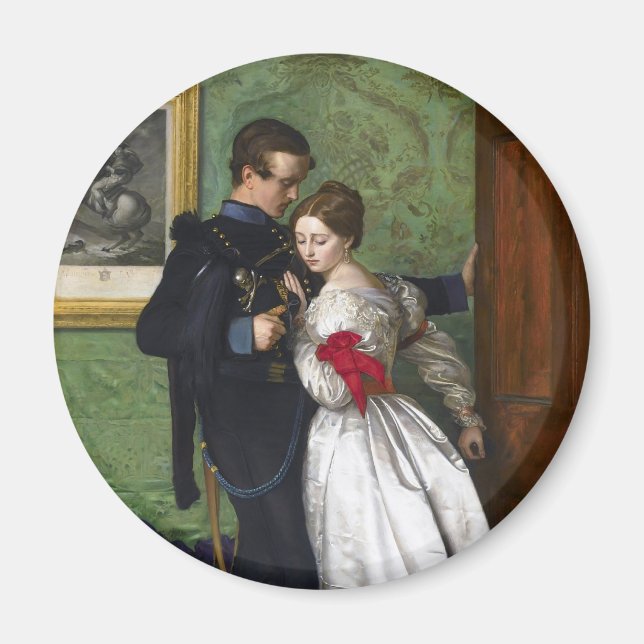 Svarta Brunswicker av John Everett Millais Magnet (Framsidan)