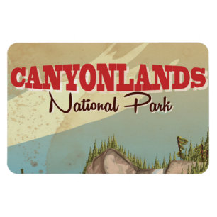 Svarta Canyon i Gunnison Vintage resor Poster Magnet