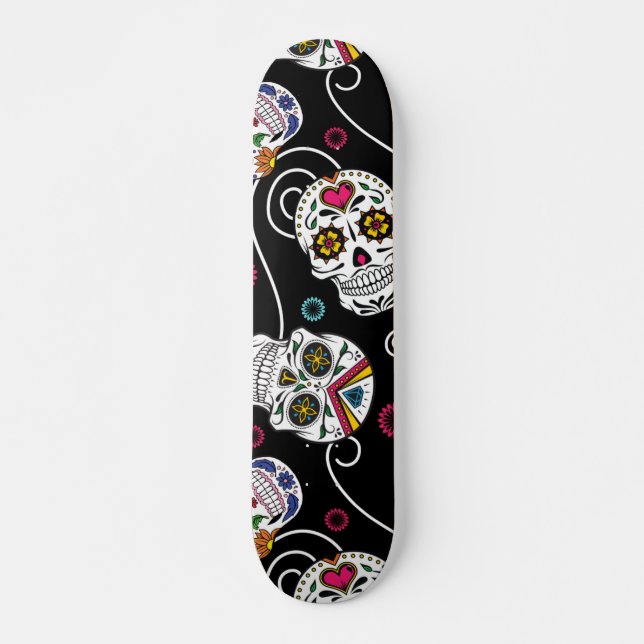 Svarta dagar mini skateboard bräda 18,5 cm (Framsida)