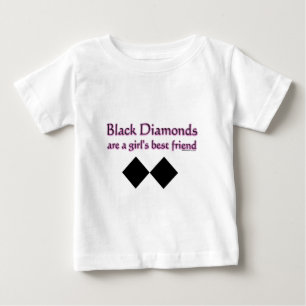 Svarta diamanter är en flickvän. tee