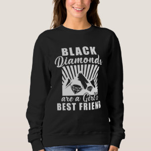 Svarta diamanter är flickans bästa vän t shirt