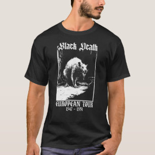 Svarta Döden Europaturné – medeltida råttcore T Shirt