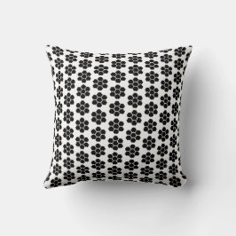 Svarta element Ornamental minimalistisk modern. Kudde