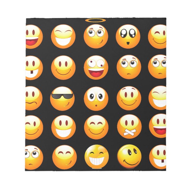svarta emojis anteckningsblock (Framsida)