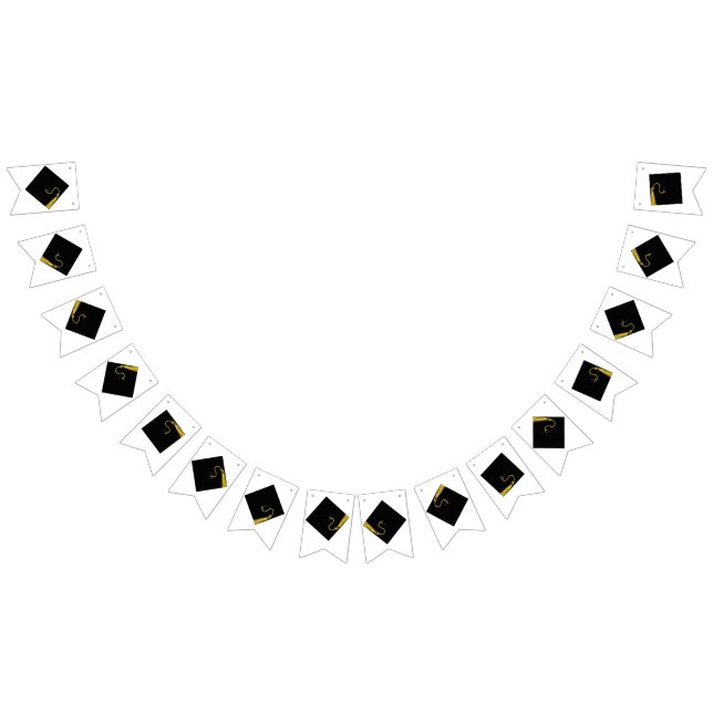 Svarta examenshattar vimplar (Alla)