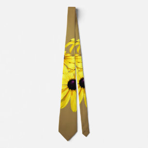 Svarta Eyed Susans på en rad Slips