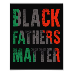 Svarta fäder betyder pappa svarta historiemånaden fototryck