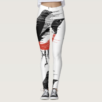 Svarta fåglar - Breezy Fåglar Leggings