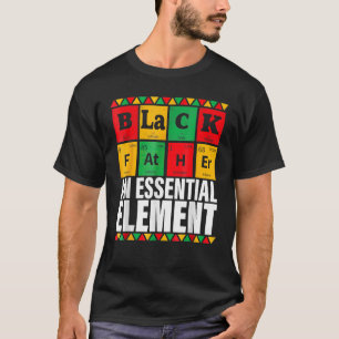 Svarta Far den Essential Inslag Far dag D T Shirt