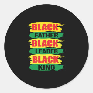Svarta Far-ledaren Kung (2) Runt Klistermärke