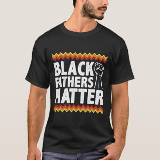 Svarta Far Matter Black Pappa Pride Historik månad T Shirt