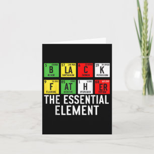 Svarta Far vid Essential Inslag Fars dag Jun Kort