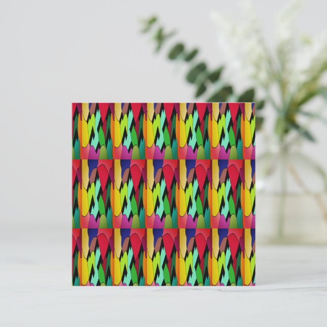 Svarta färg med konstdesign i mitten kort (Stående Fram)