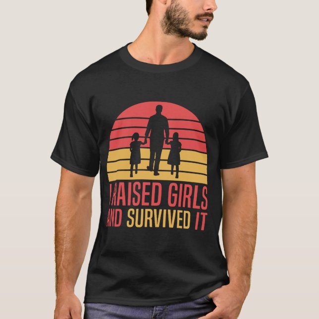 Svarta Fars dag Pappa T Shirt (Framsida)