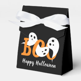 Svarta favoritrutan Happy halloween Boo Spöken Presentaskar