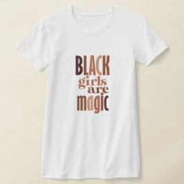 svarta flickor citerar tryckt typografi t shirt