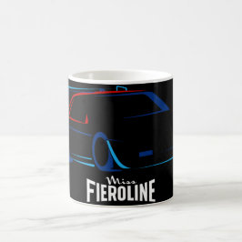 Svarta Fröken Fieroline Kaffemugg