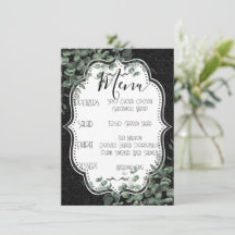 Svarta Glitter och Blommigt Eucalyptus Bouquet Mea