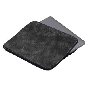 Svarta glitterränder mönster leggings laptop fodral