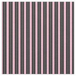 Svarta, grå och rosa-randiga tyg