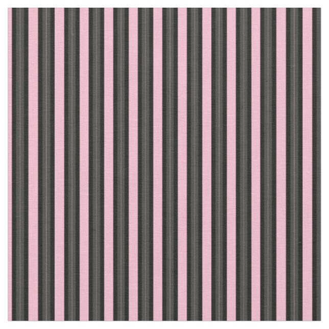 Svarta, grå och rosa-randiga tyg (Närbild)
