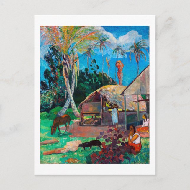 Svarta Grisar, Gauguin Vykort (Framsida)