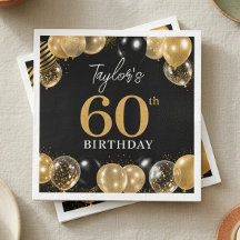 Svarta Guld Ballonger 60-årsdag