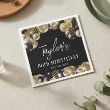 Svarta Guld Ballonger 60-årsdag