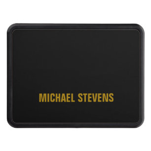 Svarta Guld Färg-Professionellen Lägg till Namn Dragkroksskydd