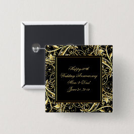 Svarta Guld, femtionde Bröllop-årsdagen Knapp