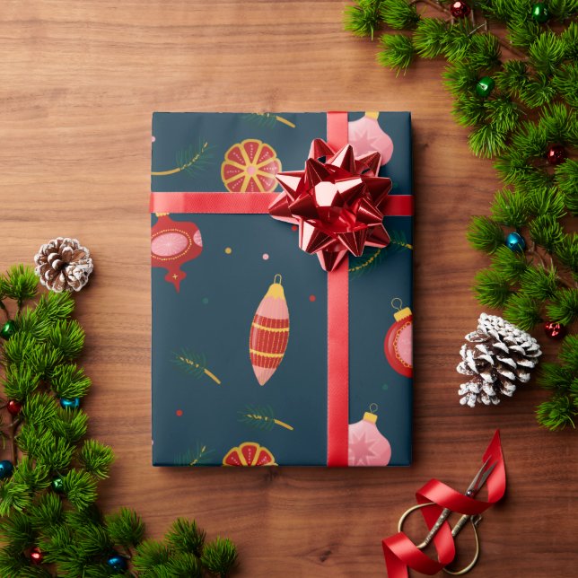 Svarta Guld, Glatta Ljus Lycklig, Helgdag jul Presentpapper (Julgåva)