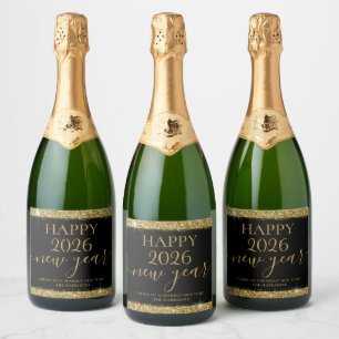 Svarta Guld Gott nytt år 2026-Personligen