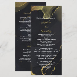svarta & Guld Marble-program Program