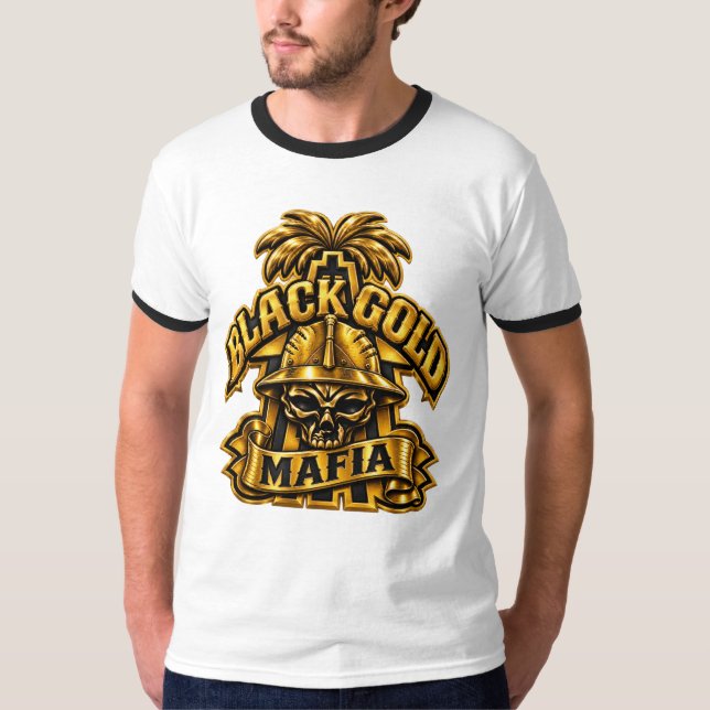 SVARTA GULDMAFIA T SHIRT (Framsida)