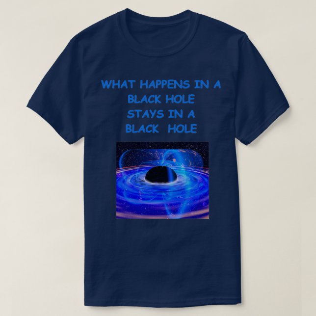Svarta hål 1 t shirt (Design framsida)