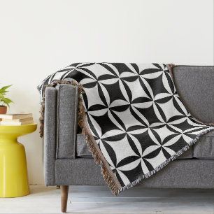 Svarta Hål i Barn Door Mönster Mysfilt