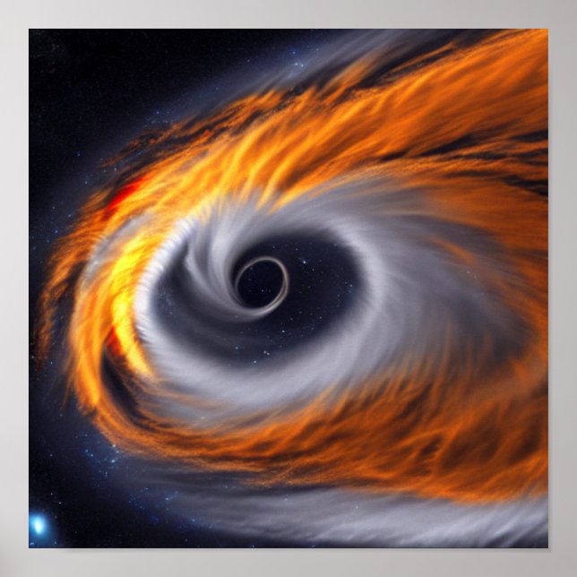 Svarta Hål i rymden Poster (Framsidan)