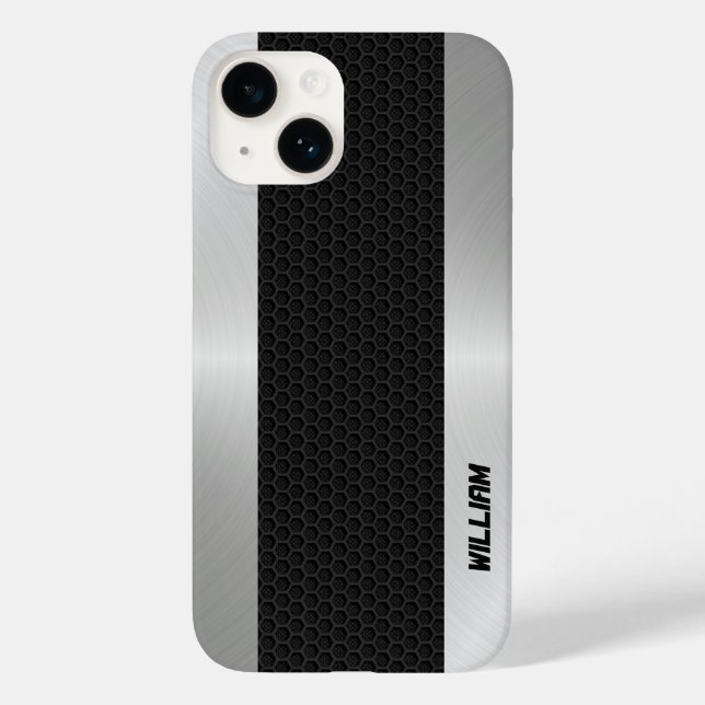 Svarta Hål Metall Fodral-Mate iphone case (Baksida)