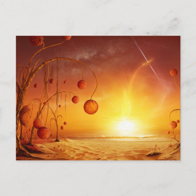 Svarta Hål Stigning Vykort (Framsida)