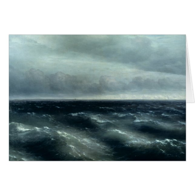 Svarta havet, 1881 hälsningskort (Framsidan Horizontal)