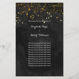 Svarta havet och Faux Guld Glitter