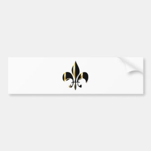 Svarta havet och Guld Fleur de Lis Bildekal