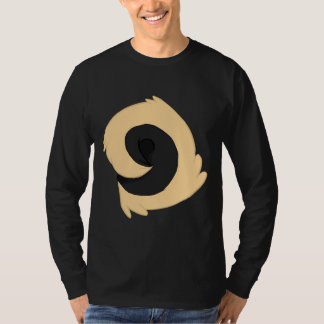 Svarta havet och Guld Husky Svan T Shirt