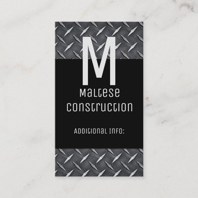 Svarta havet och Metall Affärskort 4 Visitkort (Framsida)