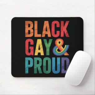 Svarta HBTQ-personer som är stolta och gay Musmatta