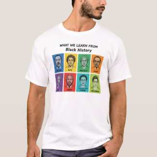 Svarta historielektioner Inspirerande grafik T Shirt