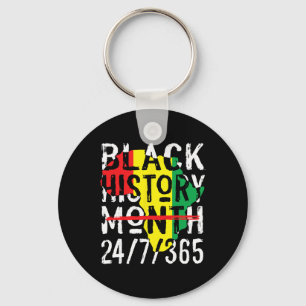 Svarta historiemånaden 247365 Afrika Karta Melanin Nyckelring
