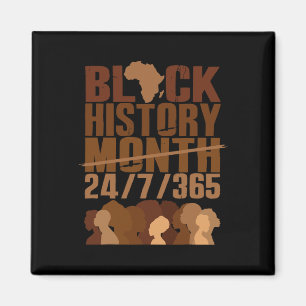 Svarta historiemånaden 247365 Afroamerikansk Svart Magnet