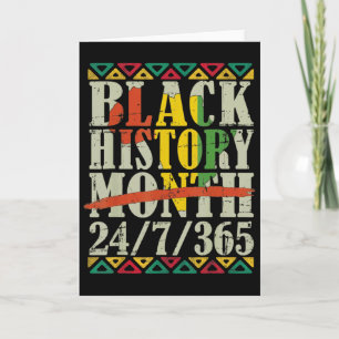Svarta historiemånaden 247365 Med afrikansk kartfl Kort