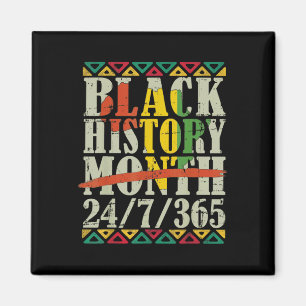 Svarta historiemånaden 247365 Med afrikansk kartfl Magnet